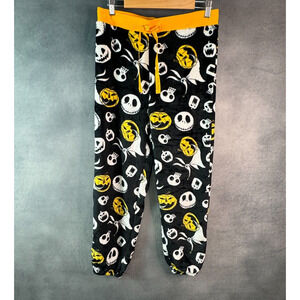 Disney Women's Nightmare Before Christmas Fleece Pajama Pants Halloween Size L‎